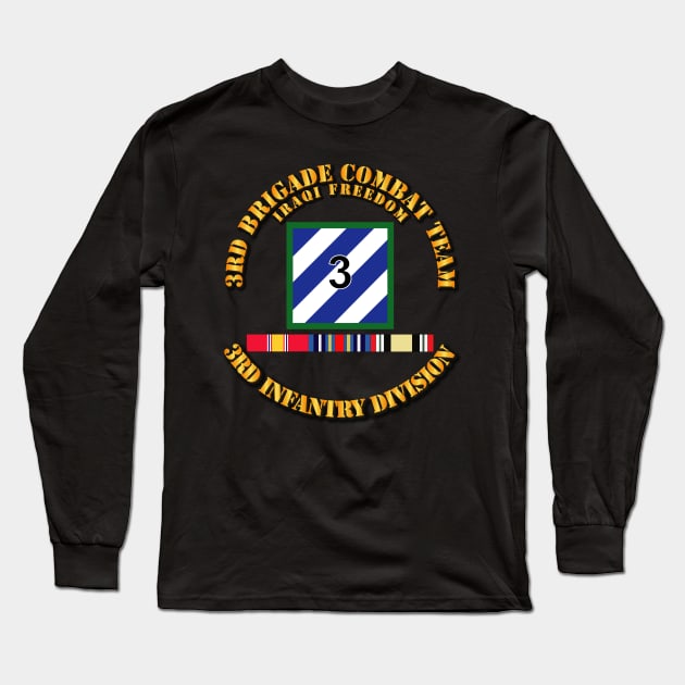 3rd BCT, 3rd ID - OIF w Svc Ribbons Long Sleeve T-Shirt by twix123844